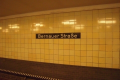 U-bahn Bernauerstrasse